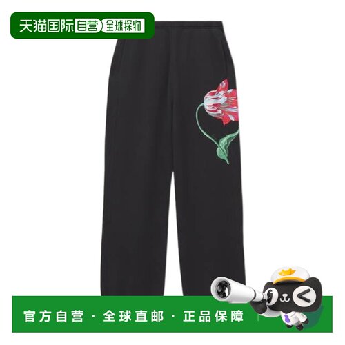 KENZO 女士运动裤 FG62PA2524MJ99J SS2026 黑色 松紧腰身运动裤