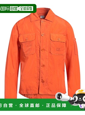 1h可退 潮奢 C.P. Company 男士 纯色衬衫 orange橙色 舒适时尚