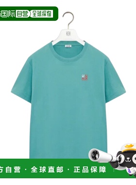 LOEWE 男士T恤 H526Y22XDD5140 SS2026 蓝色 短袖T恤