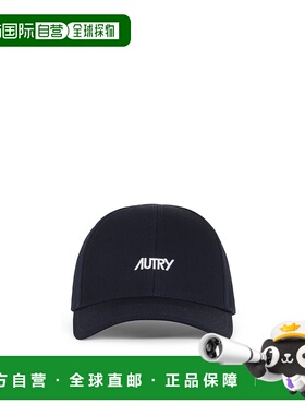 AUTRY 男士帽子 ACPUR7BV AW2025 蓝色 Logo baseball cap