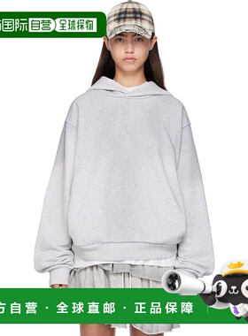 1h可退 潮奢 Acne Studios 艾克妮 女士 灰色徽标连帽衫 CI0159