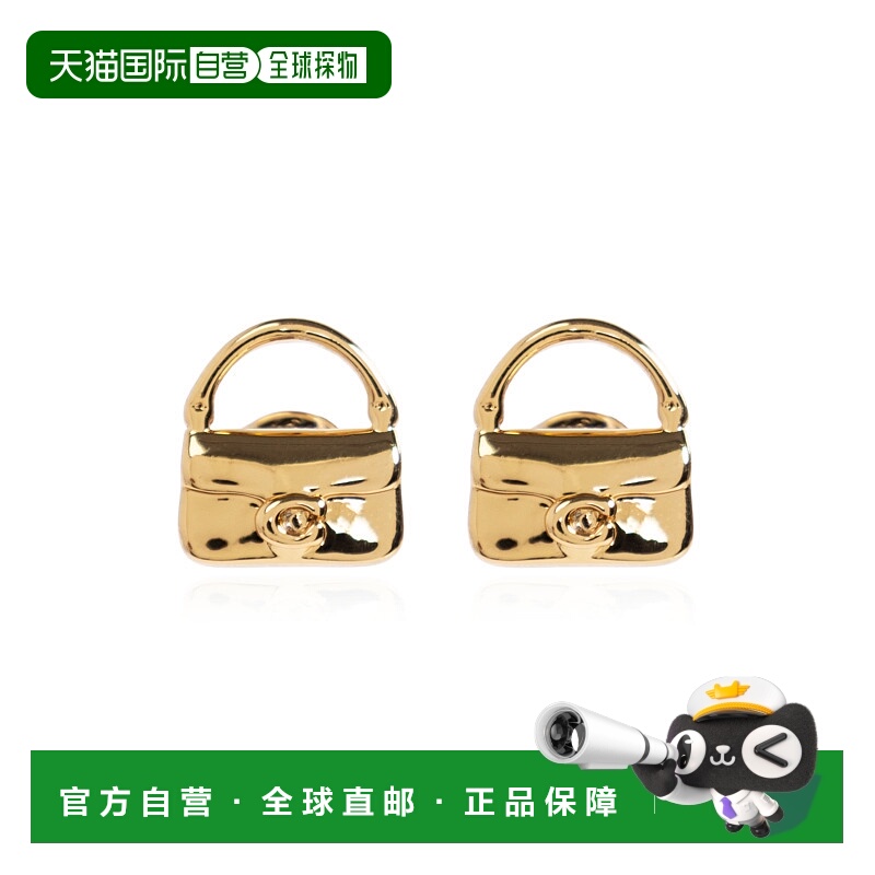 1h可退 COACH 女士耳饰 37527579GLD710 AW2025 金色 Earrings in