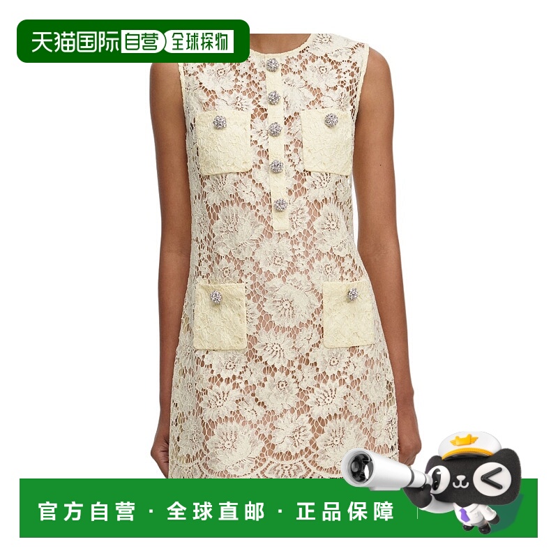 1h可退 SELF-PORTRAIT 女士连衣裙 RS26217SY SS2026 米白色