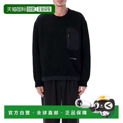 1h可退 潮奢 And Wander 男士 Wander 65 Shetland 羊毛毛衣 5745