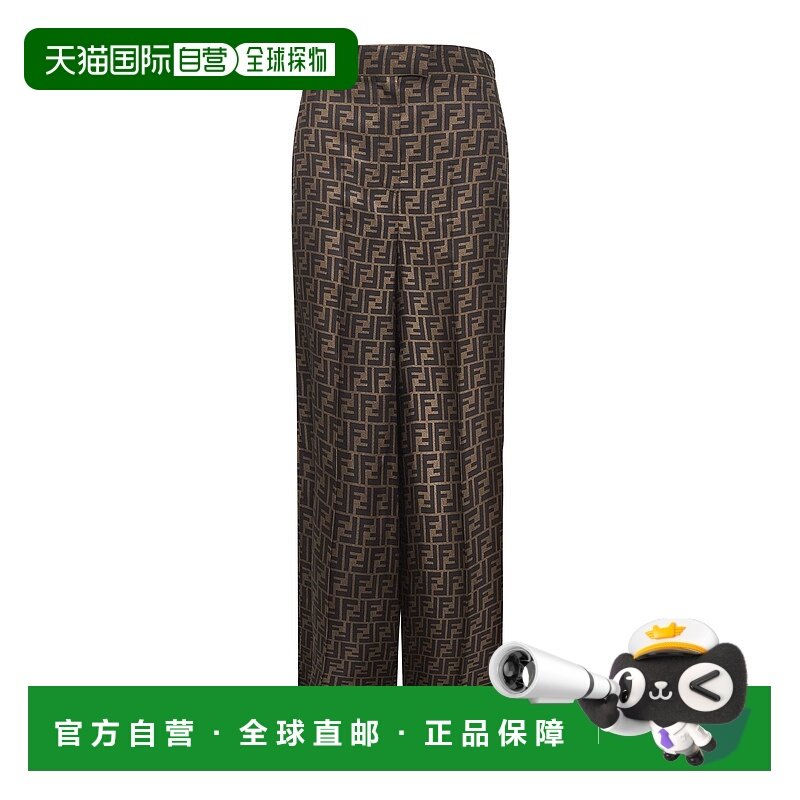 FENDI 女士半身裙 FR6606A8G3F118W AW2025 棕色 Seta ff