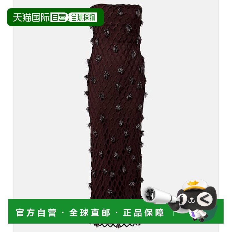 1h可退 潮奢 Simkhai 女士 钉珠长款连衣裙 red红色 舒适时尚