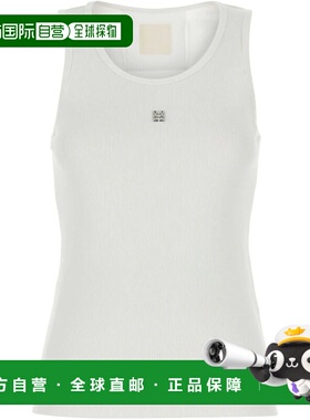GIVENCHY 女士背心吊带 BW70CH3YQS100 AW2025 白色 无袖背心