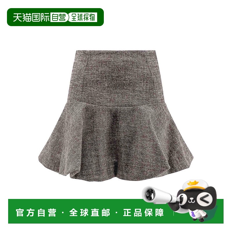 1h可退 PINKO 女士半身裙 105569A2QXZM7 AW2025 灰色 Gonna Hot