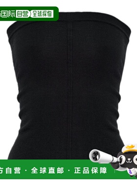 RICK OWENS 女士背心吊带 RO02E4674WS09 AW2025 黑色抹胸性感