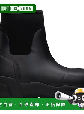 1h可退 潮奢 Ambush 女士 黑色踝靴 BWIE003F24MAT001短靴女靴