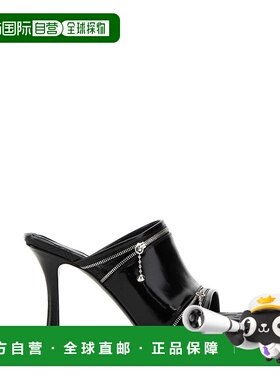 BURBERRY 女士凉鞋 8080259A1189 SS2024 黑色 Black leather Pee