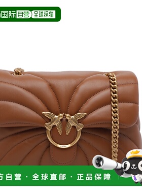 PINKO 女士单肩包 100038A1EXL17Q SS2026 棕色 Love Puff Classi