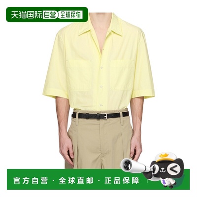 1h可退 LEMAIRE 男士衬衫 SH1175LF1364YE506DUSTYYELLOW