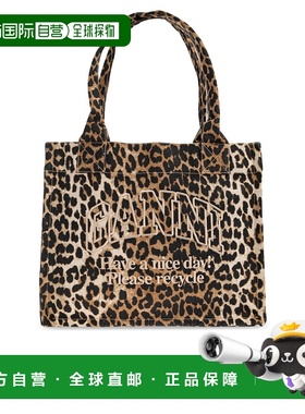 GANNI 女士手提包 A71795903943 AW2025 浅棕色 Shopper bag