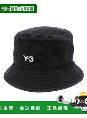 Y-3 男士帽子 IX7000BLACK SS2025 黑色 Log新款