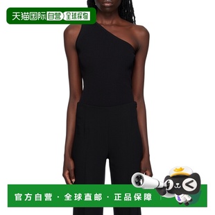 黑色 TOTEME AW2024 2335183755200 一字肩罗纹上衣 女士T恤