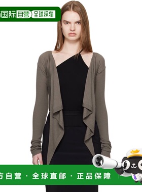 1h可退 潮奢 rick owens 瑞克 欧文斯 女士 灰色 Temple Crop Wra