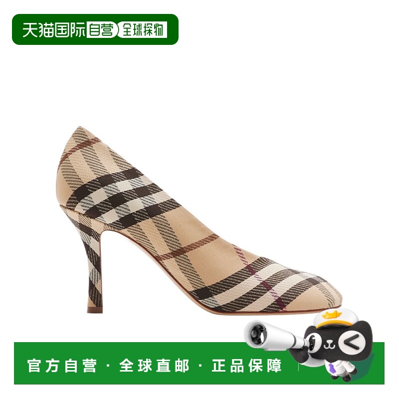 BURBERRY 女士高跟鞋 81009701 AW2024 花色 格纹高跟鞋