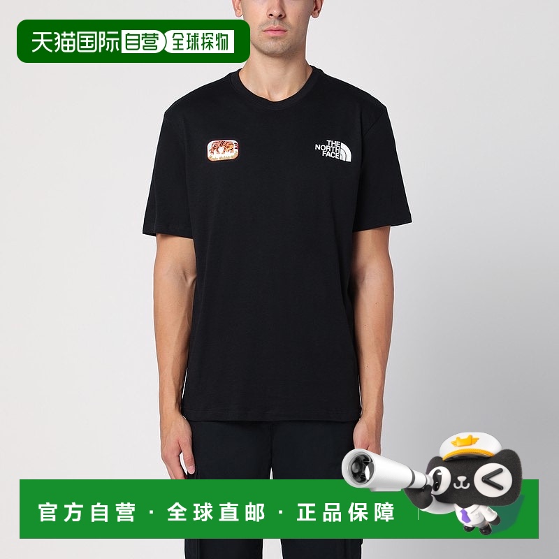 1小时内可退 潮奢 The North Face 北面 男士 黑色棉质T恤 NF0A8A