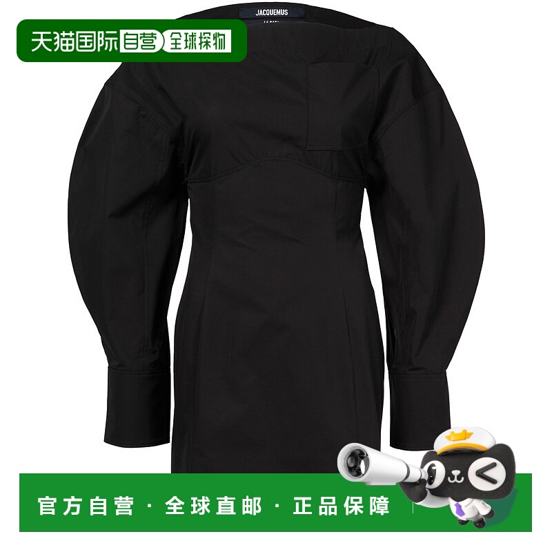 1h可退 JACQUEMUS 女士外套 JAC47XW9BLACK SS2025 黑色 Casaco衬