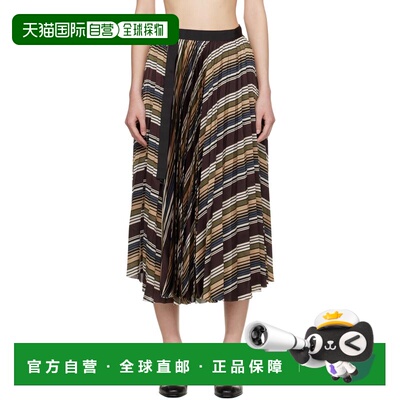 1h可退 潮奢 Sacai 女士 多色 Horizontal Stripe 半身裙 2608376