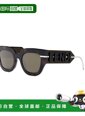 FENDI 女士太阳镜 FE40097I52E AW2025 花色