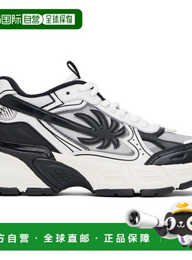 1h可退 潮奢 Palm Angels 棕榈天使 女士 黑色 & 白色 PA 4 Leath