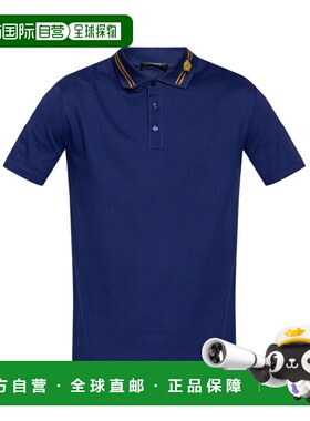 VERSACE 男士T恤 10139061A134631UO40 SS2026 蓝色