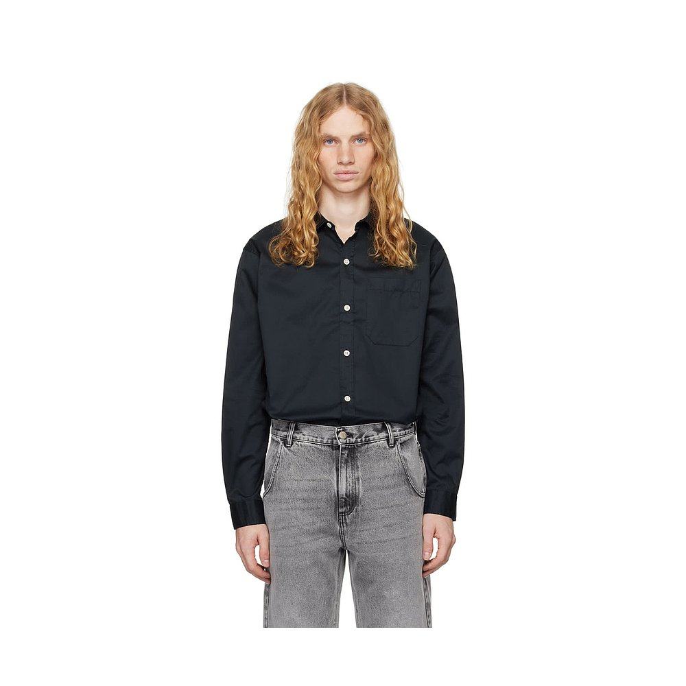 潮奢 Mfpen 男士 黑色 Distant 衬衫 M324025