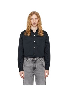 1h可退 潮奢 Mfpen 男士 黑色 Distant 衬衫 M324025