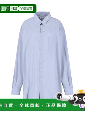 1h可退 潮奢 Maison Margiela 马丁 马吉拉 女士 蓝色衬衫 S51DT0