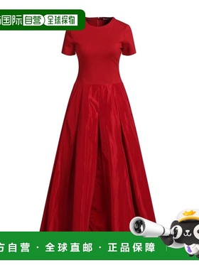 1h可退 潮奢 Staud 女士 褶裥连衣裙 brown棕色 舒适时尚