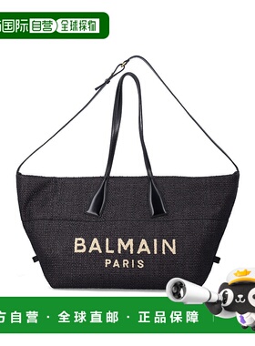 BALMAIN 女士手提包 GN1FI015TRAA0PA SS2026 黑色 Track 托特包