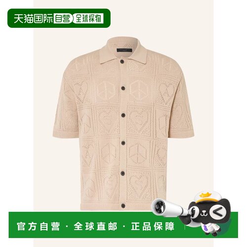 1h可退 ALL SAINTS 男士衬衫 100338522912000 CO 浅棕色 ARKTX C