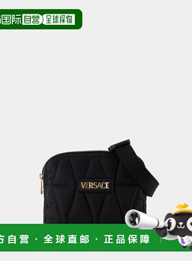 VERSACE 男士腰包 10183531A13686 SS2025 黑色 Versace Bum Belt