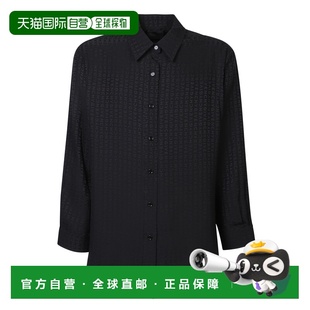 女士衬衫 衬衫 BW612R14TK001 长袖 黑色 GIVENCHY