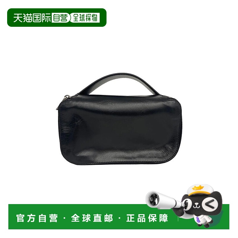 1h可退 RICK OWENS 女士钱包 RO02E4413LGW09 AW2025 黑色牛皮