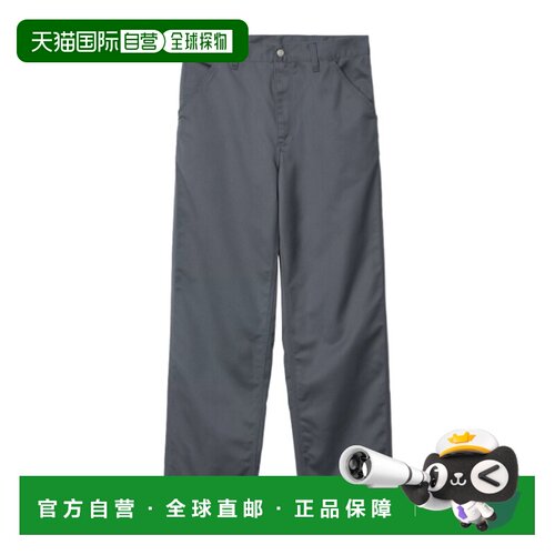 CARHARTT WIP 男士休闲裤 I0349073RE02 AW2026 灰色阔腿裤