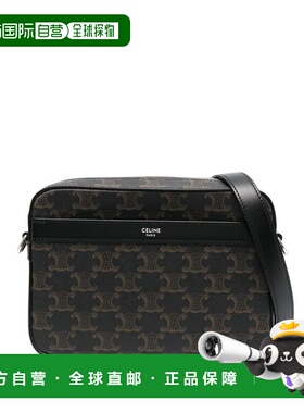 1h可退 潮奢 Celine 思琳 男士 TRIOMPHE CANVAS 拉链单肩包 1139