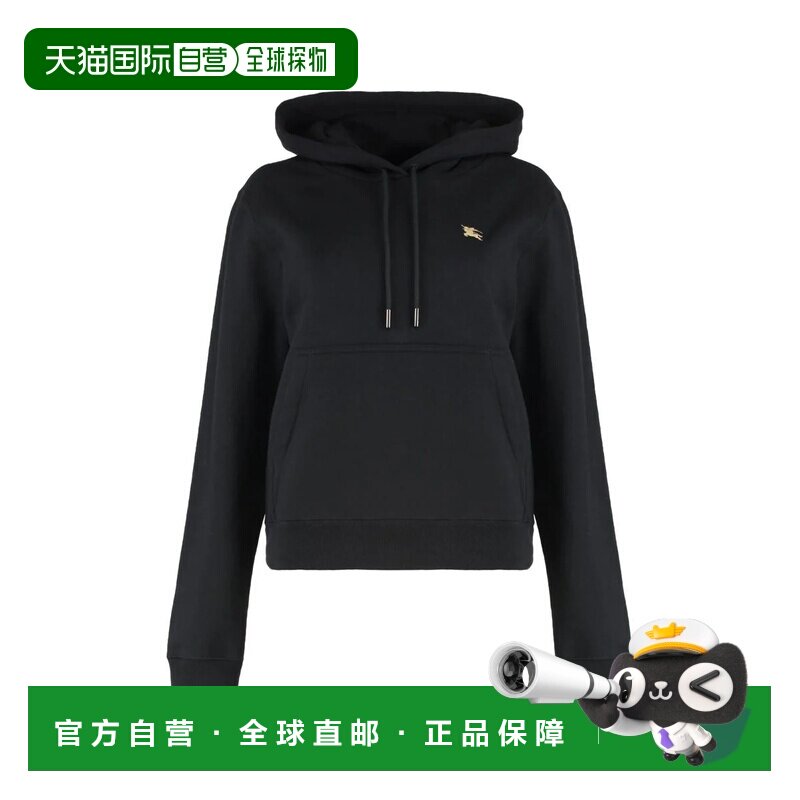 BURBERRY 女士卫衣 8110966163735A1189 AW2025 黑色帽衫