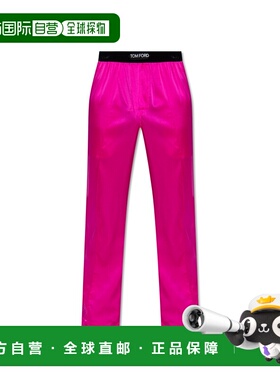 1h可退 TOM FORD 男士内裤 T4H2010100672 CO 粉红色 徽标睡裤