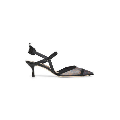FENDI 女士凉鞋 8J8589AQ6UF13TU CO 黑色 Colibrì Lite pointy-