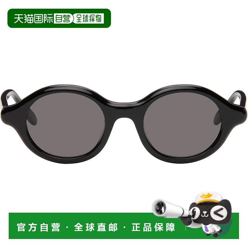 1h可退 潮奢 LOEWE 罗意威 女士 黑色 Epsilon Slim 太阳镜 LW401