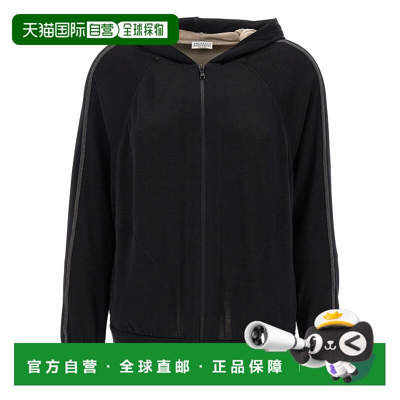 1h可退 BRUNELLO CUCINELLI 女士针织衫 MD828SM606C9185长袖连帽