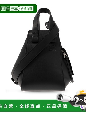 LOEWE 女士斜挎包 A538H13X100BLACK CO 黑色 ?Hammock? shoulder