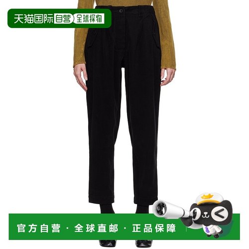 1h可退 潮奢 Casey Casey 女士 黑色 Hiroshi 长裤 23FP226休闲裤