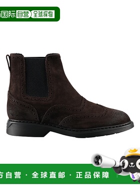 HOGAN 男士靴子 HXM5760DT40HG0S807 SS2024 黑色 CHELSEA BOOT