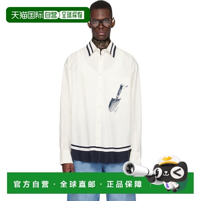 Jacquemus 男士 JACQUEMUS 灰白色 The Camargue 衬衫 26ESHM0060