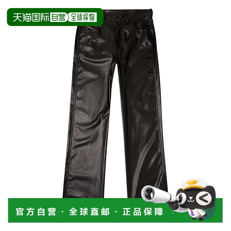 1h可退 潮奢 Diesel 迪赛 女士 黑色裤子 A209370PGBX