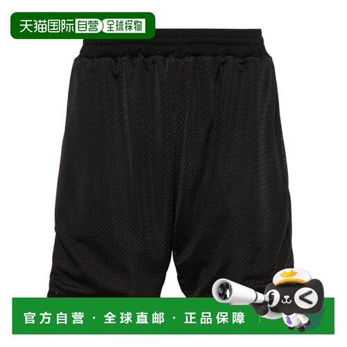 Represent 男士短裤 OCM50401 AW2025 黑色 徽标网支付后1h可退